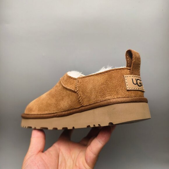 UGG Brown Womens Platform Snow Boots - Picture 3 of 7